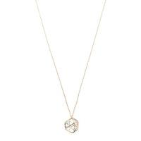 Geo Cutout Pendant Necklace