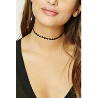 geo cutout choker