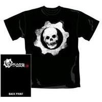 gears of war 2 dripping wheel mens black tee large