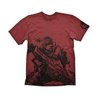 Gears Of War 4 Men\'s Fenix T-shirt Medium Dark Red (ge6043m)