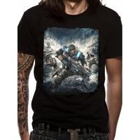 gears of war 4 cover x large t shirt black