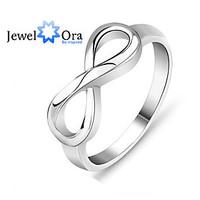 Genuine 925 Brand Knot Ring Sterling Silver S925 Stamped Silver Infinity Ring