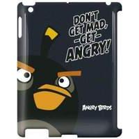 Gear4 Angry Birds Hard Clip-On Case Cover for iPad 3 - Black Bird