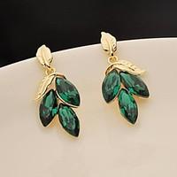 Gemstone Elegant Leaf Jewelry