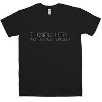 geek t shirt i know html