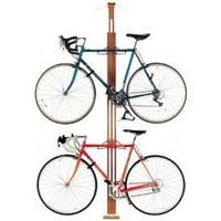Gearup Oakrak Floor-to-ceiling 2 / 4-bike Rack - Walnut