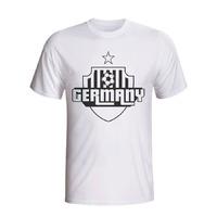 germany country logo t shirt white kids