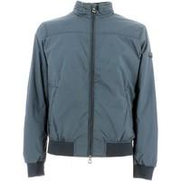 geox m5221g t2204 jacket man mens windbreakers in blue