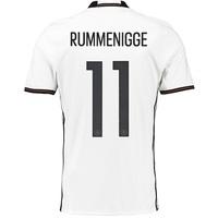 Germany Home Shirt 2016 - Kids with Rummenigge 11 printing, White