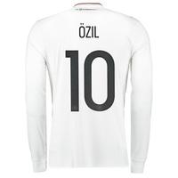 Germany Confederations Cup Home Shirt 2017 - Long Sleeve with Ozil 10, N/A