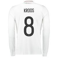 Germany Confederations Cup Home Shirt 2017 - Long Sleeve with Kroos 8, N/A