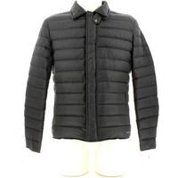 geox m4225a t1816 down jacket man black mens jacket in black