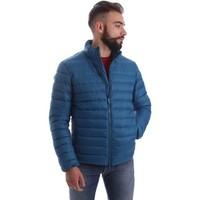 geox m6425d t1816 down jacket man mens coat in blue