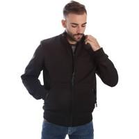 Geox M6420B T2282 Jacket Man men\'s Tracksuit jacket in black
