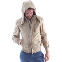 Geox M6221L T2270 Jacket Man Beige men\'s Tracksuit jacket in BEIGE