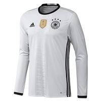 Germany Home Shirt 2016 - Long Sleeve White, White