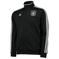 germany 3 stripe track top black black