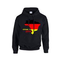 germany 2014 country flag hoody black kids