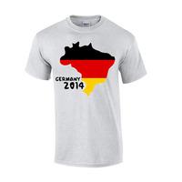 Germany 2014 Country Flag T-shirt (grey)