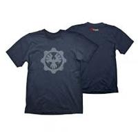 Gears Of War 4 Men\'s Phoenix Omen Symbol Large Navy Blue T-Shirt