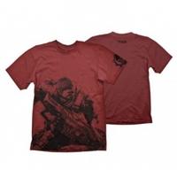 Gears Of War 4 Men\'s Fenix X-Large Dark Red T-Shirt