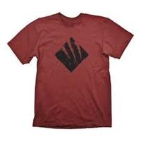 gears of war 4 mens swarm icon medium dark red t shirt