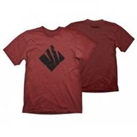 gears of war 4 mens swarm icon x large dark red t shirt