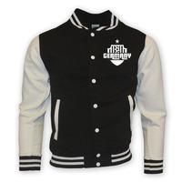 germany college baseball jacket black