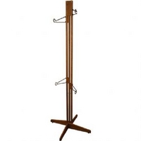 gearup oakrak freestanding 2 4 bike rack walnut