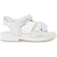 geox b7221d 085nf sandals kid bianco boyss childrens sandals in white