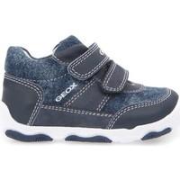 geox b720pa 08513 sneakers kid blue boyss childrens walking boots in b ...