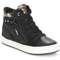 Geox J KALISPERA G.D girls\'s Children\'s Shoes (High-top Trainers) in black