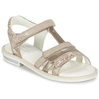 Geox J S.GIGLIO A girls\'s Children\'s Sandals in BEIGE