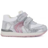 geox rishon b girlss childrens shoes trainers in multicolour