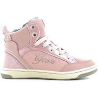 Geox J64L5C 0AJHS Sneakers Kid Pink girls\'s Children\'s Walking Boots in pink