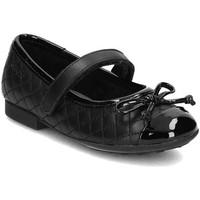 geox junior plie girlss childrens shoes pumps ballerinas in black