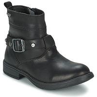 geox sofia b girlss childrens high boots in black