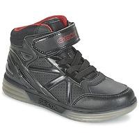 Geox ARGONAT BOY boys\'s Children\'s Shoes (High-top Trainers) in black