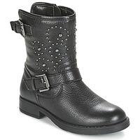 geox sofia girlss childrens mid boots in black