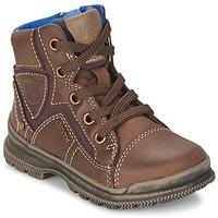 Geox JR WILLIAM boys\'s Children\'s Mid Boots in brown