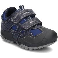 geox junior savage boyss childrens shoes trainers in multicolour