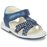 Geox B SAN.VERRED D girls\'s Children\'s Sandals in blue
