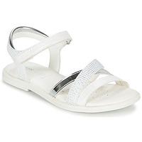 Geox J S.KARLY G.D girls\'s Children\'s Sandals in white