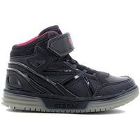 Geox J5429C 0BCBU Sneakers Kid Black boys\'s Children\'s Walking Boots in black
