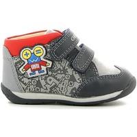 geox b640bc 02285 sneakers kid boyss childrens walking boots in grey