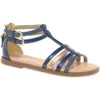 Geox Junior Karly Gladiator Girls Sandals girls\'s Children\'s Sandals in blue