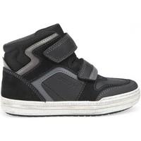 geox j64a4h 05422 sneakers kid black boyss childrens shoes high top tr ...