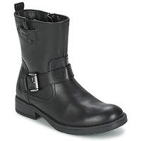 geox sofia f girlss childrens high boots in black