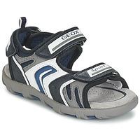 geox sandpianeta b boyss childrens sandals in grey