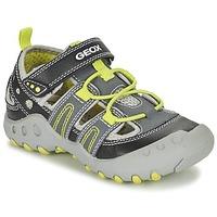 geox j sandkyle a girlss childrens sandals in grey